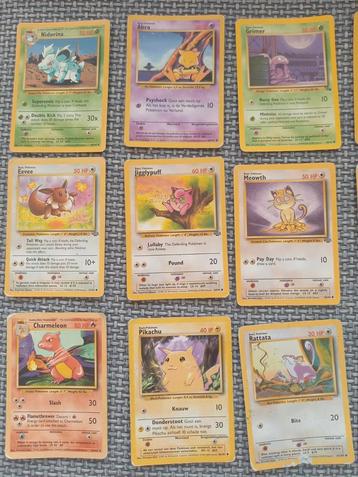 Pokemon vintage kaarten jaren 90 beschikbaar voor biedingen