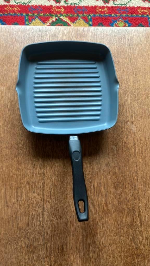 Grillpan, Huis en Inrichting, Keuken | Potten en Pannen, Zo goed als nieuw, Overige typen, Overige materialen, Keramische plaat