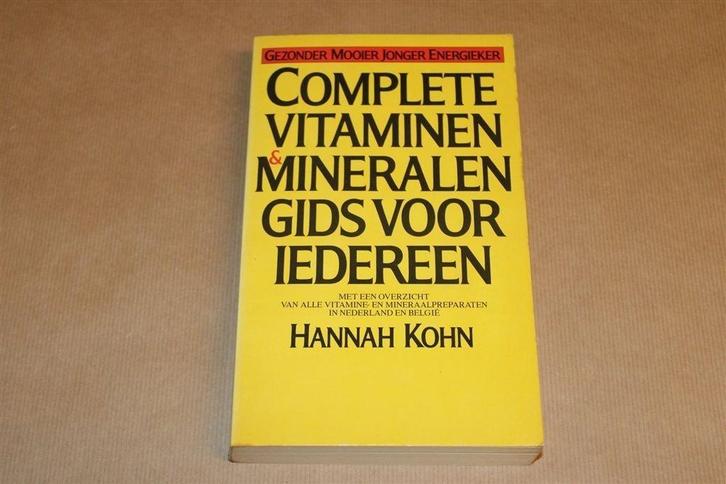 Handboek Vitaminen & Mineralen — De Functie & Werking, Boeken, Gezondheid, Dieet en Voeding, Gelezen, Ophalen of Verzenden