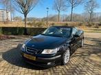 Saab 9-3 1.8 T 110KW Cabrio AUT 2005 Zwart, Auto's, Saab, 1998 cc, 4 cilinders, 4 stoelen, Zwart