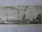 Lange gravure Stad Montfoort Willeskopperpoort, Spilman 1772, Antiek en Kunst, Verzenden