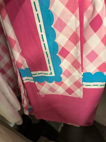 Lief! Dekbedovertrek 1 Persoons roze met blauw meisje! beschikbaar voor biedingen