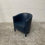Leren Italiaanse design fauteuils Moroso Rich Citterio, Huis en Inrichting, Fauteuils, Ophalen, Gebruikt, 50 tot 75 cm, Leer