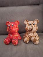 2x Pompidou beren spaarpot, Verzamelen, Ophalen, Zo goed als nieuw, Steen, Aardewerk of Keramiek, Dier