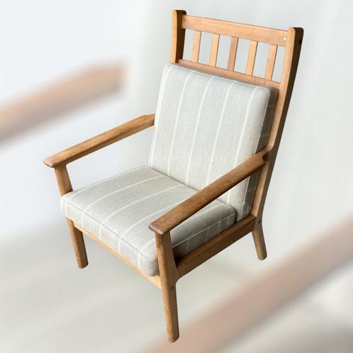 Hans Wegner Getama Fauteuil - Deens Design, Huis en Inrichting, Fauteuils, Gebruikt, Hout, 50 tot 75 cm, 75 tot 100 cm, Ophalen