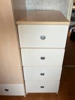 Set met bureau, boeken-, kleding- en ladekast, Huis en Inrichting, Ophalen, Gebruikt, Eenpersoons