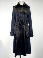 Zwarte trenchcoat van Essentiel Antwerp maat 36, Zwart, Ophalen of Verzenden, Zo goed als nieuw, Maat 36 (S)