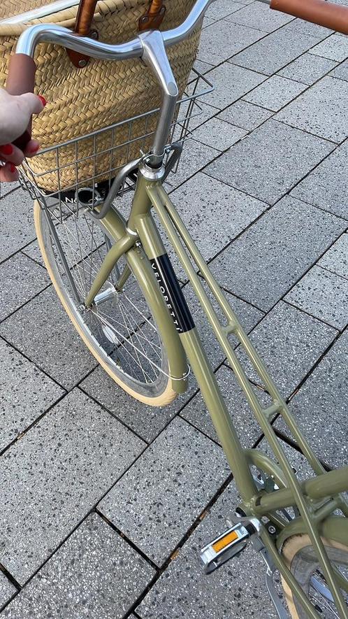 Veloretti Caféracer step-through desert moss 52cm, Fietsen en Brommers, Fietsen | Dames | Damesfietsen, Zo goed als nieuw, Overige merken