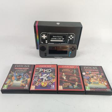 Evercade EXP-R + 4 cartridges (15 games) || nu voor €109.99 beschikbaar voor biedingen