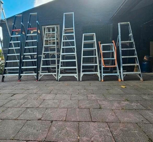 Trappen van 4-8 treden Altrex Taurus,Dirks enz, Doe-het-zelf en Verbouw, Ladders en Trappen, Gebruikt, Minder dan 2 meter, Ophalen