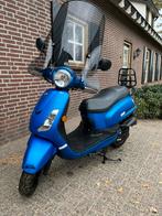 Sym fiddle 2 blauw, Fietsen en Brommers, Scooters | SYM, Ophalen, Maximaal 45 km/u, Zo goed als nieuw, Benzine