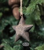 Houten ster aan touw L hout kerst stoer sober landelijk, Verzenden, Nieuw