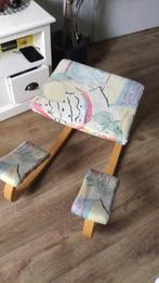 Echte stokke knie stoel , burostoel, Huis en Inrichting, Bureaustoelen, Ophalen, Gebruikt, Zwart