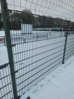 Dubbelstaafmat hekwerk - 180m (1m hoog) + 52m (2m hoog), Ophalen, IJzer, Dubbelstaafmat hekwerk