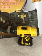 74 delig met 24.4 v boor/schroefmachine met hamer functie., Ophalen of Verzenden, Nieuw, Boor- en Schroefmachine