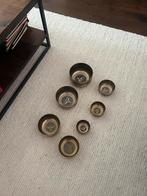 7 Chakra klankschaal set (klein tot middelgroot), Klankschaal, Klankschaal, Overige soorten, Ophalen of Verzenden