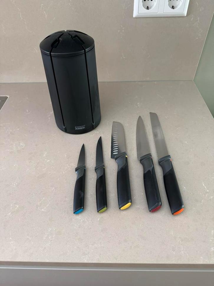 Joseph Joseph Elevate Messenblok, Huis en Inrichting, Keuken | Bestek, Zo goed als nieuw, Bestekset, Kunststof, Vaatwasserbestendig