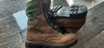 Legerschoenen met stalen neus - Maat 40, Ophalen of Verzenden, Gedragen, Bruin, Werkschoenen
