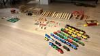 Houten treinbaan (200+ delen) van o.a. Brio incl. Brio boot, Ophalen of Verzenden, Gebruikt