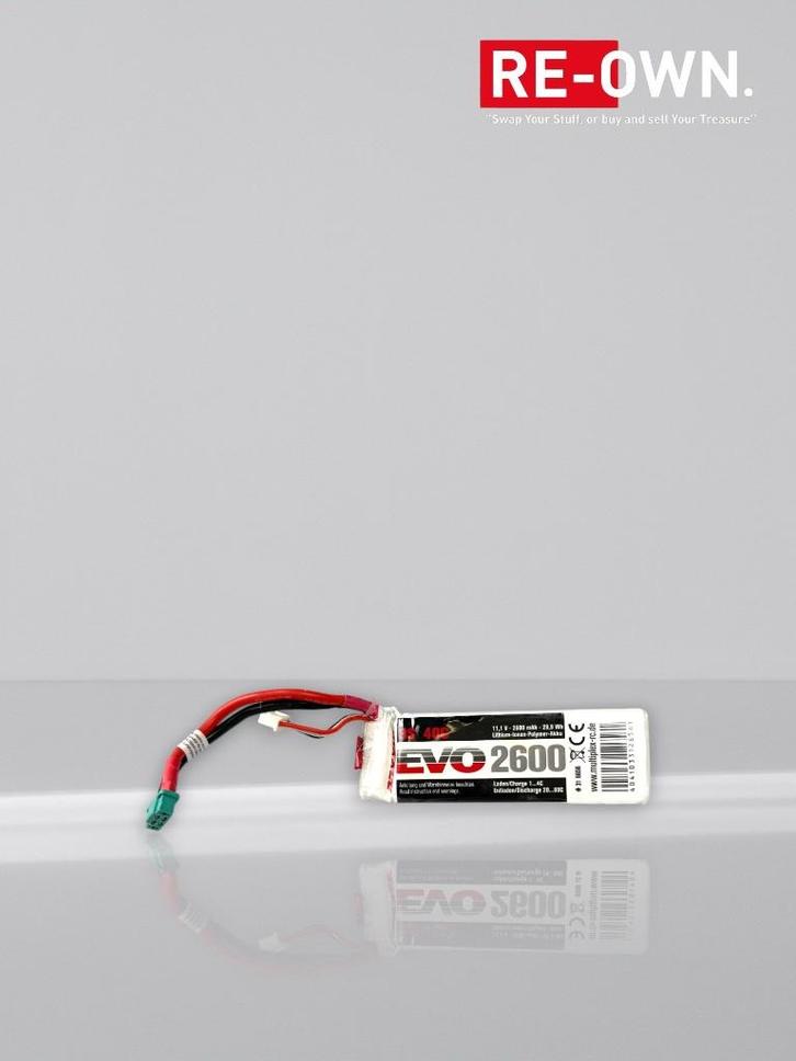 ROXXY EVO LiPo 3S -2600 mAh 40C 28,9 Wh Lipo accu, Hobby en Vrije tijd, Modelbouw | Radiografisch | Auto's, Zo goed als nieuw