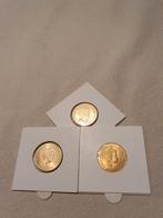 3 gouden tientjes Wilhelmina 1911 (2x) en 1912, Ophalen, Setje, Goud, Koningin Wilhelmina
