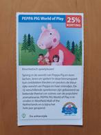 PEPPA PIG World of Play Leidschendam 25% korting, Drie personen of meer, Kortingskaart