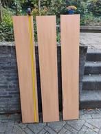 Beukenfineer planken met bolle kopse kant 152x25x2, Doe-het-zelf en Verbouw, Hout en Planken, Ophalen, Gebruikt, Minder dan 25 mm