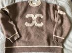 Co Couture trui L 40 bruin beige ecru zgan, Ophalen of Verzenden, Zo goed als nieuw, Maat 38/40 (M), Bruin