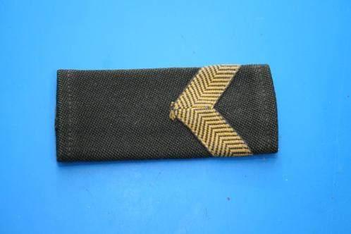 Epaulet Korporaal streep overhemd Landmacht SHF, Ophalen of Verzenden, Landmacht, Nederland, Embleem of Badge