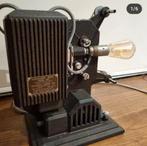 Antieke projector filmcamera upcycled tot lamp, Ophalen of Verzenden, Metaal, Minder dan 50 cm, Upcycled