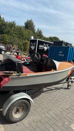 Boot met trailer en motor, Ophalen, Gebruikt, Tot 10 pk, 3 tot 6 meter