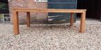 Showroommodel Rustieke Teak eettafel 220 cm, Ophalen, Zo goed als nieuw