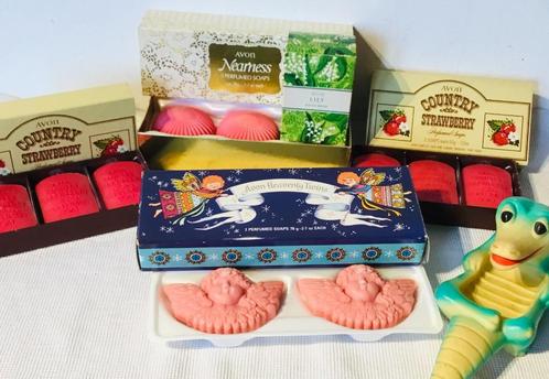 vintage lot Avon zeep, jaren 80, Antiek en Kunst, Curiosa en Brocante, Verzenden