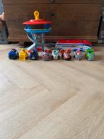 Paw Patrol uitkijktoren, vrachtauto en 8 voertuigen, Ophalen, Zo goed als nieuw