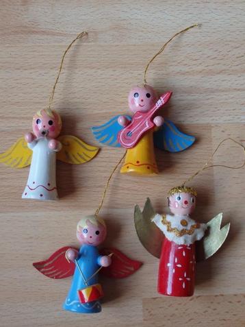4 kerstengeltjes voor in de kerstboom beschikbaar voor biedingen