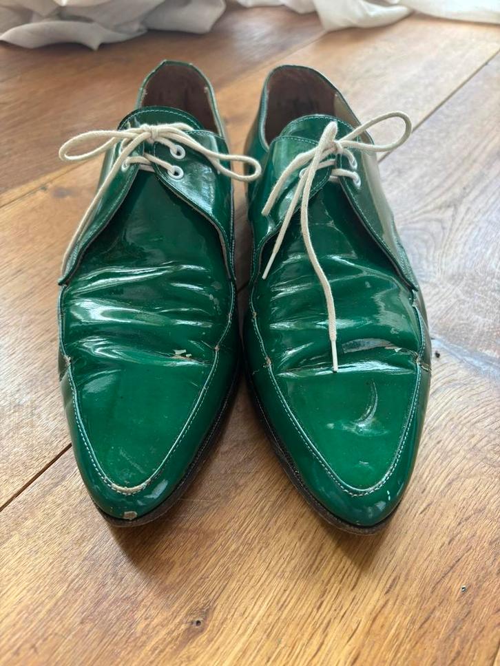 Vintage Groene Lak schoenen, Kleding | Dames, Schoenen, Zo goed als nieuw, Ophalen of Verzenden