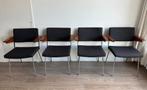 4x vintage Gispen Cordemeyer 1268 stoelen, Huis en Inrichting, Stoelen, Ophalen, Vier
