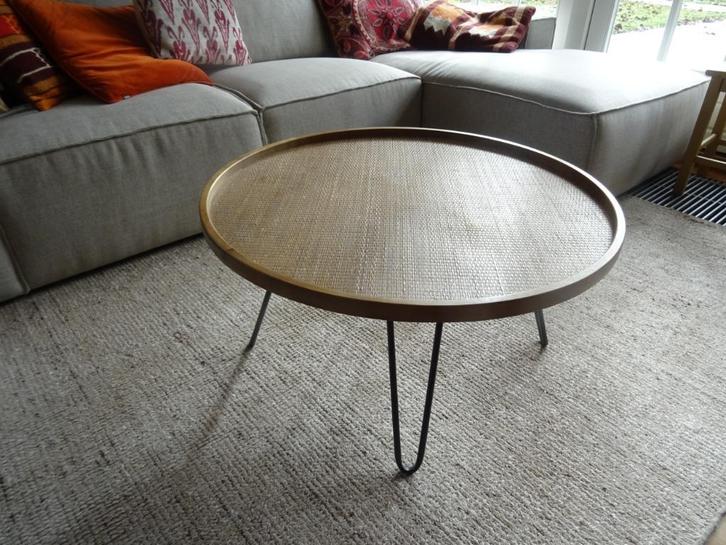 mooie ronde salontafel Loods 5, Huis en Inrichting, Tafels | Salontafels, Minder dan 50 cm, 50 tot 100 cm, 50 tot 100 cm, Rond