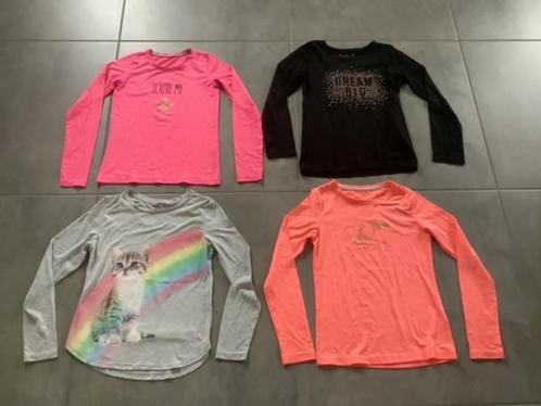 Maat 146/152 T-shirts met lange mouw Primark, H&M + 2 x Hema, Kinderen en Baby's, Kinderkleding | Maat 146, Gebruikt, Meisje, Shirt of Longsleeve