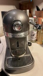 KitchenAid Nespresso koffiemachine - Grijs, Gebruikt, Koffiemachine, Ophalen of Verzenden, 1 kopje