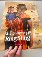 Draagdoek Ring sling van Storchenwiege, Kinderen en Baby's, Babydragers en Draagdoeken, Zij, Draagdoek, Nieuw, Ophalen