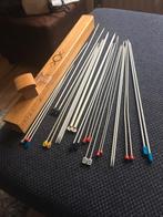 11 setjes a 2 breinaalden met koker, Hobby en Vrije tijd, Breien en Haken, Ophalen of Verzenden, Gebruikt, Breien, Naald