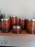 5 nette voorraadbussen van brabantia., Antiek en Kunst, Ophalen of Verzenden