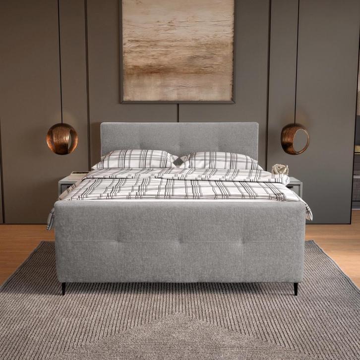 Caresse 4360 Vlak boxspring Dreambedden, Huis en Inrichting, Slaapkamer | Boxsprings, Nieuw, 140 cm, 200 cm, Tweepersoons, Verzenden