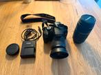Canon Eos 1300D + 18-55 Lens + 75-300 Lens, Ophalen of Verzenden, Zo goed als nieuw, Canon, 8 keer of meer