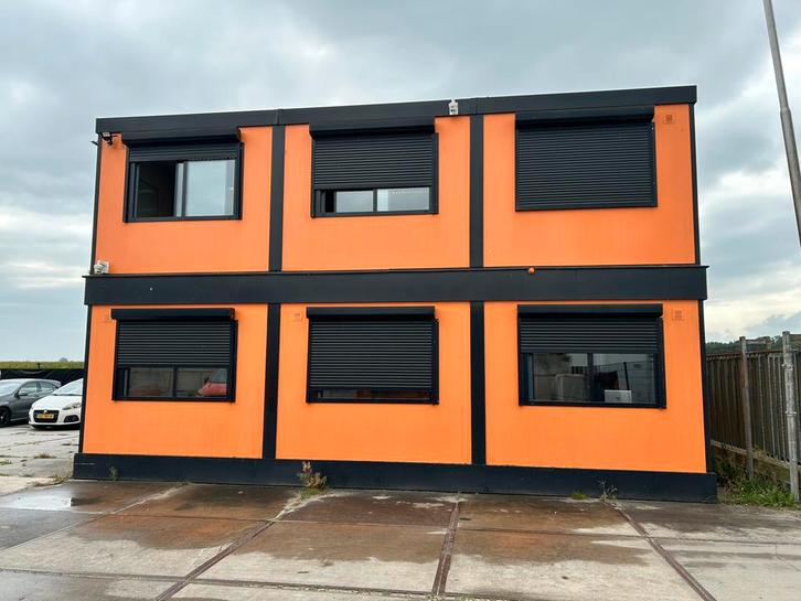 Dubbele units kantoorunit bouwkeet, Doe-het-zelf en Verbouw, Overige Doe-het-zelf en Verbouw, Gebruikt, Ophalen