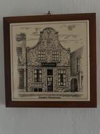 Franeker Planetarium Tegel in Houten Lijst, Antiek en Kunst, Ophalen of Verzenden