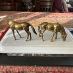 2 paarden koper messing, Ophalen of Verzenden