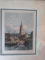 Oude prent Breda Grote Kerk, Chr. Schüler, Ophalen of Verzenden