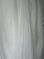 3 stuks vitrage, 140x255 cm wit, Gebruikt, 100 tot 150 cm, 200 cm of meer, Wit